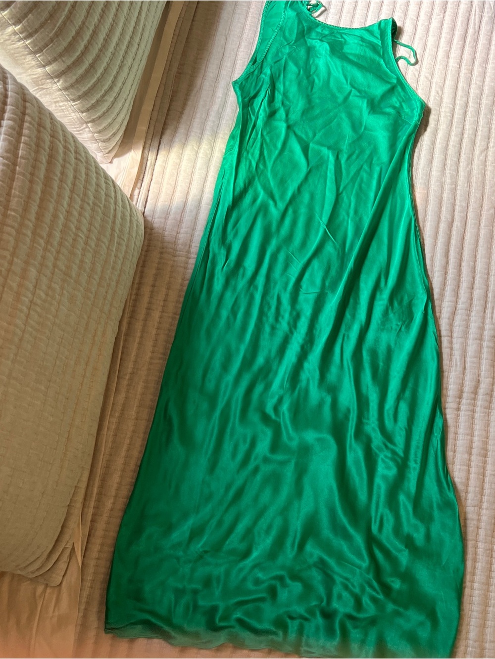 Sleek Emerald Green Maxi Dress - Women